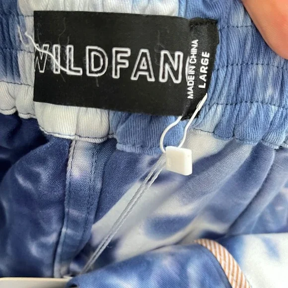 Wildfang The Essential Work Skirt In Blue Tie Dye Size Large NEW - Picture 4 of 5